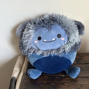 Squishmallow Navy Blue Bigfoot 12”